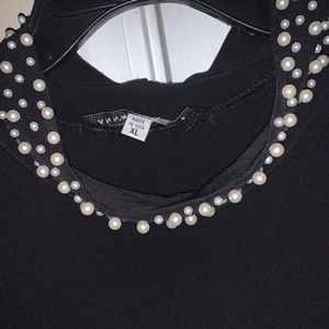 Anna Lee & Hope Black Knee Length Dress Size XL